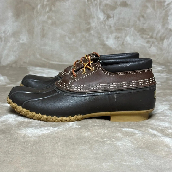 L.L. Bean Waterproof, Mud proof Gum sole Lace Up Bean Boots Shoes Size 10 N - Picture 5 of 14